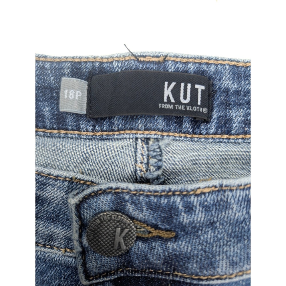 KUT from the Kloth Reese Ankle Straight Leg Denim Jeans‎ Women's 18P / 40x27 NWT - Picture 4 of 8